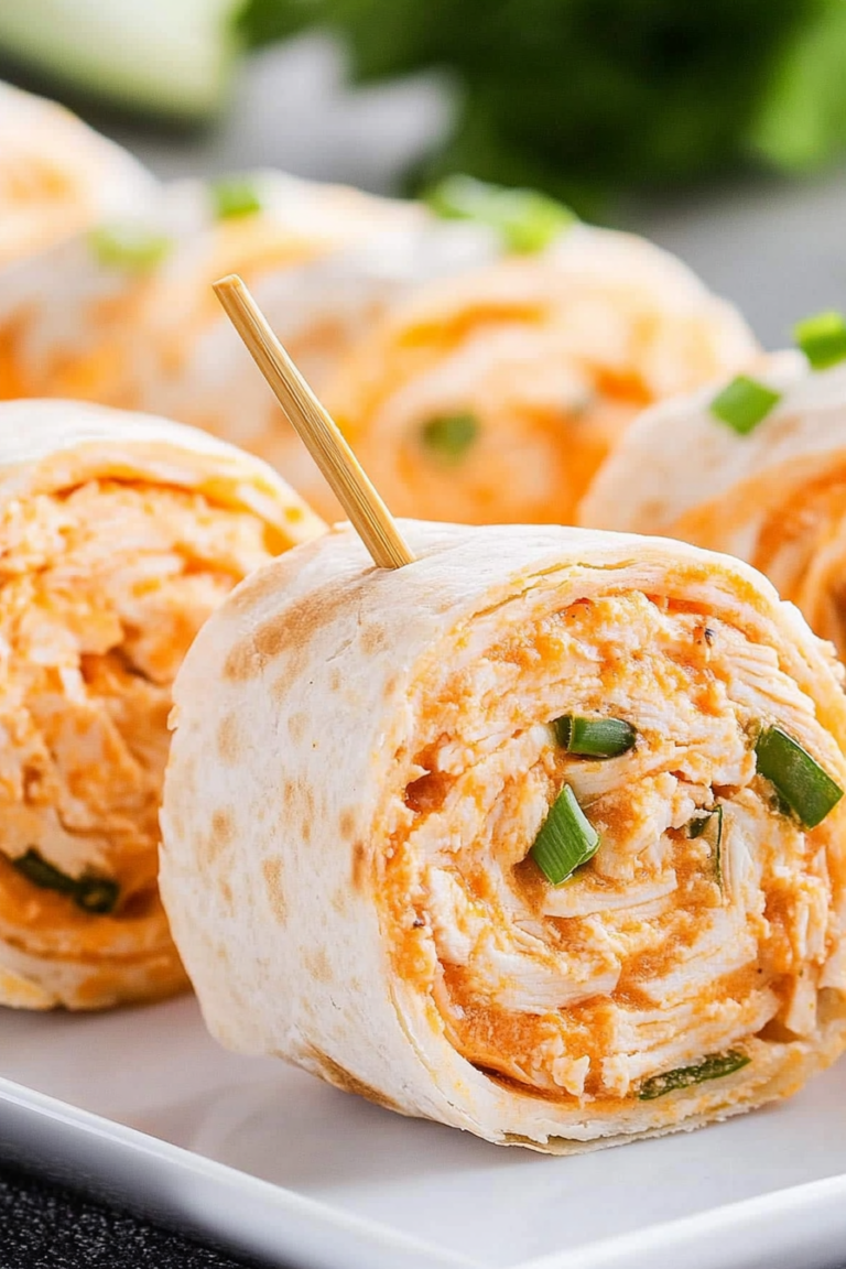 Buffalo Chicken Pinwheels