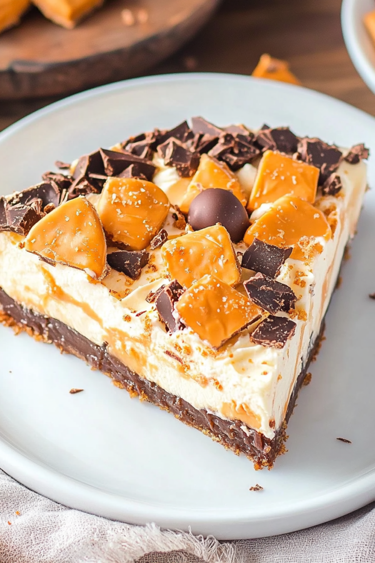 Butterfinger pie