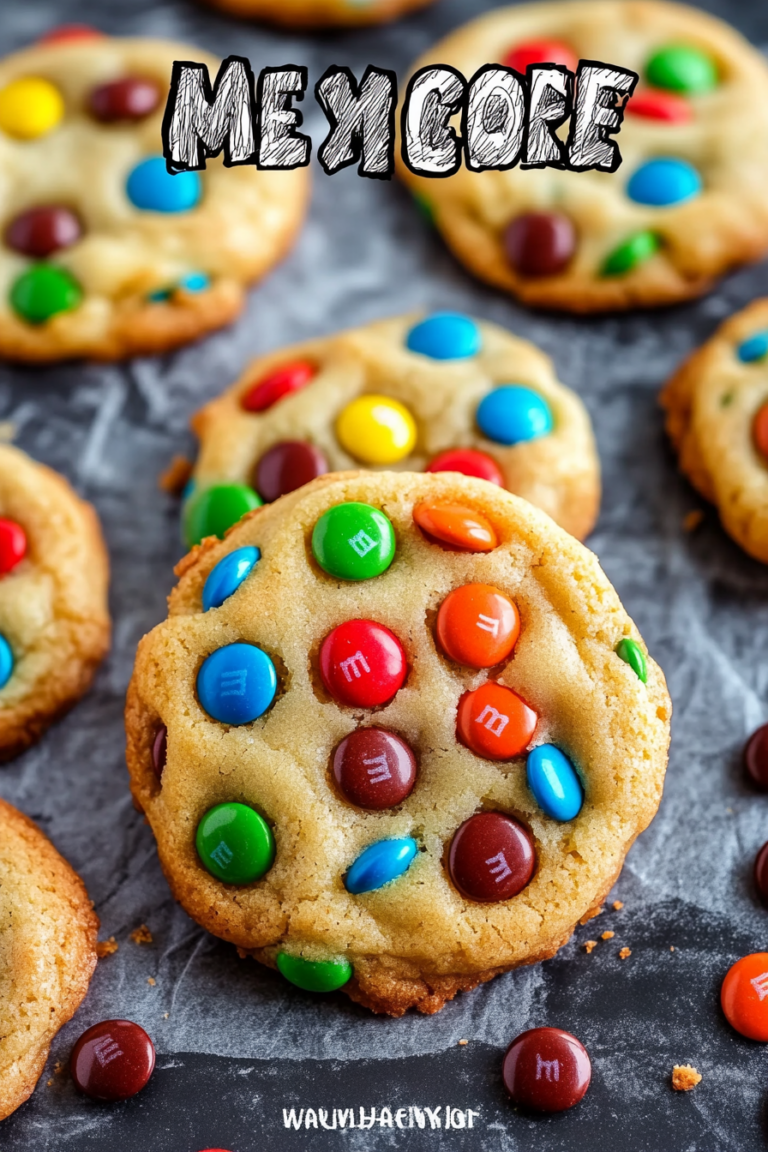 Easy M&M Cookies