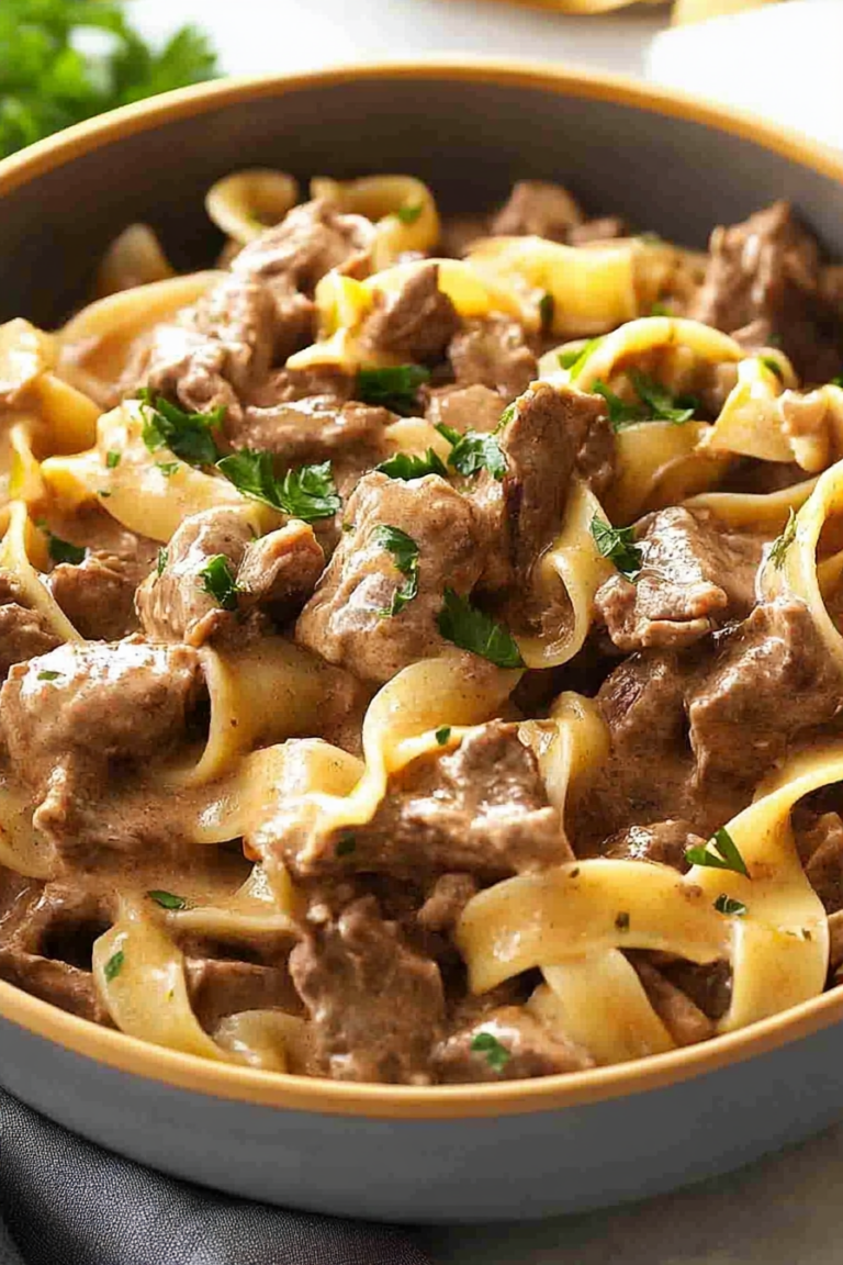 Instant Pot Beef Stroganoff