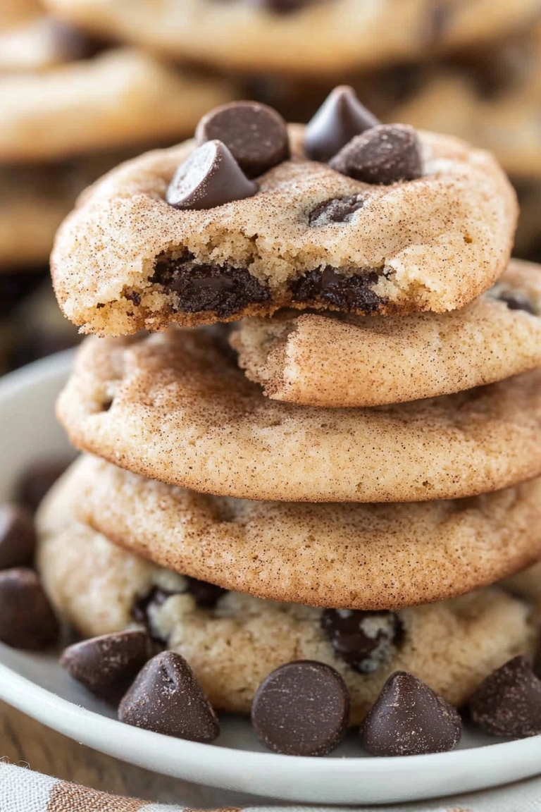chocolate chip snickerdoodles