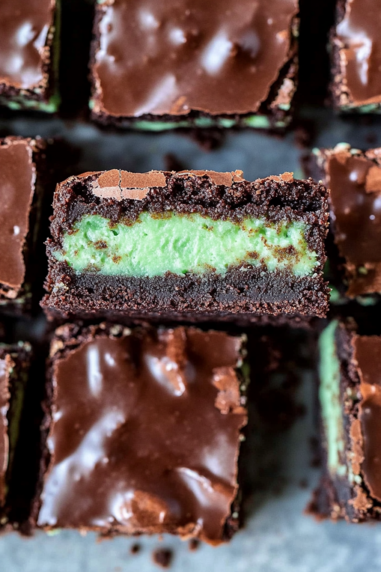chocolate mint brownies