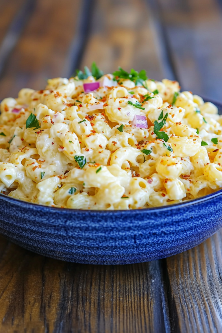 deviled egg pasta salad