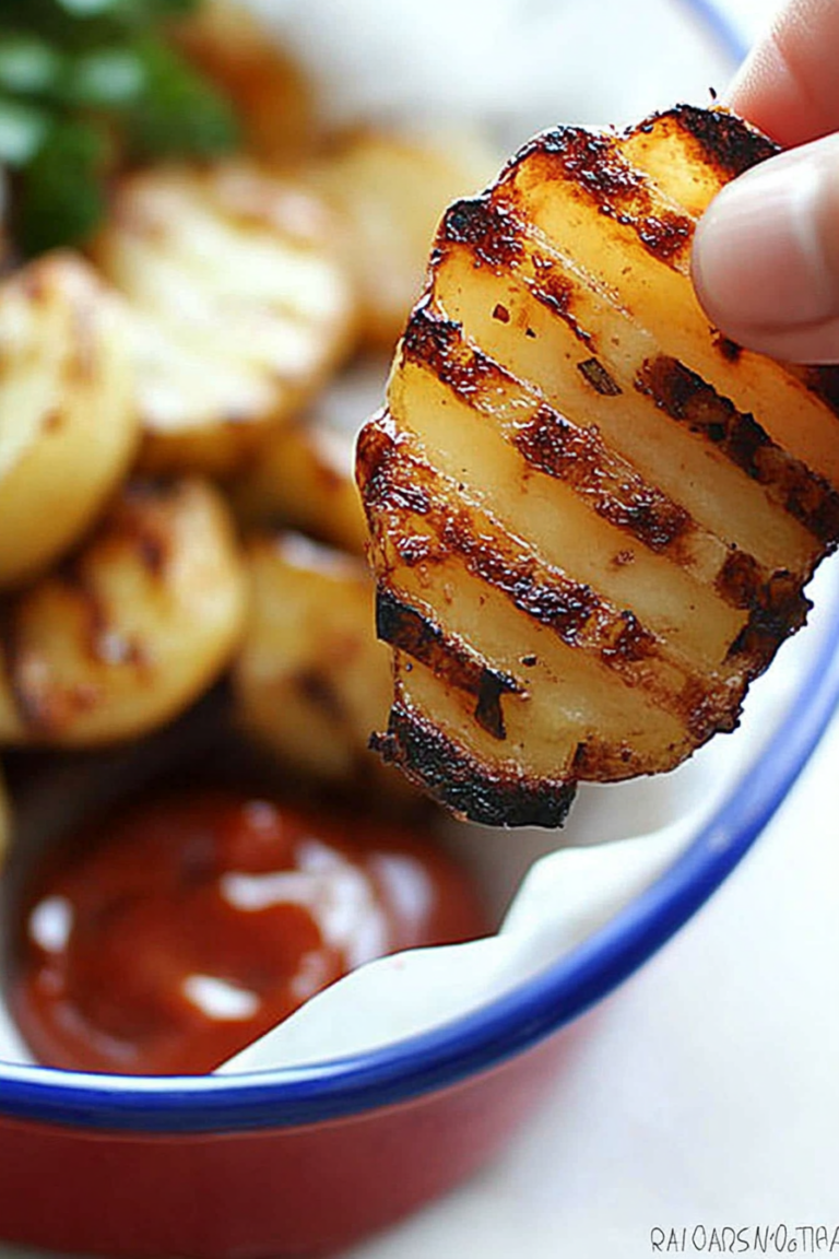 grilled potatoes