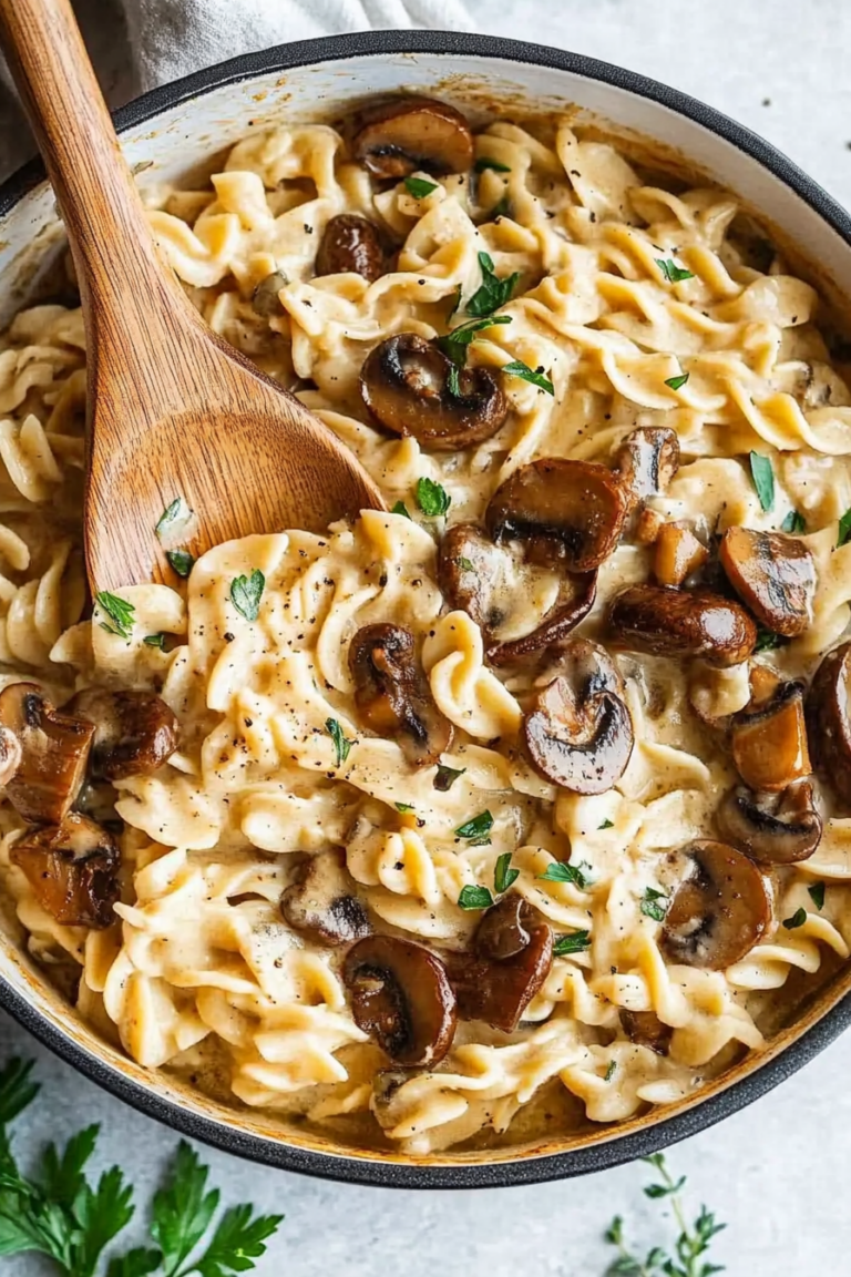 mushroom stroganoff