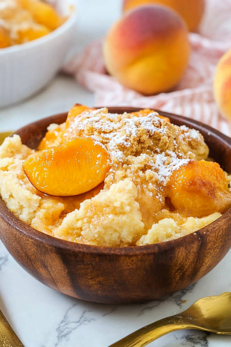 peach cobbler