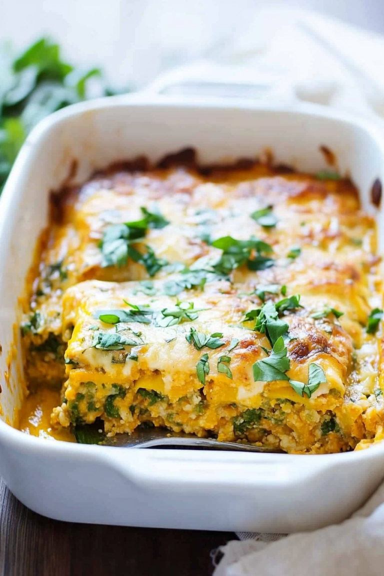 sausage sweet potato lasagna