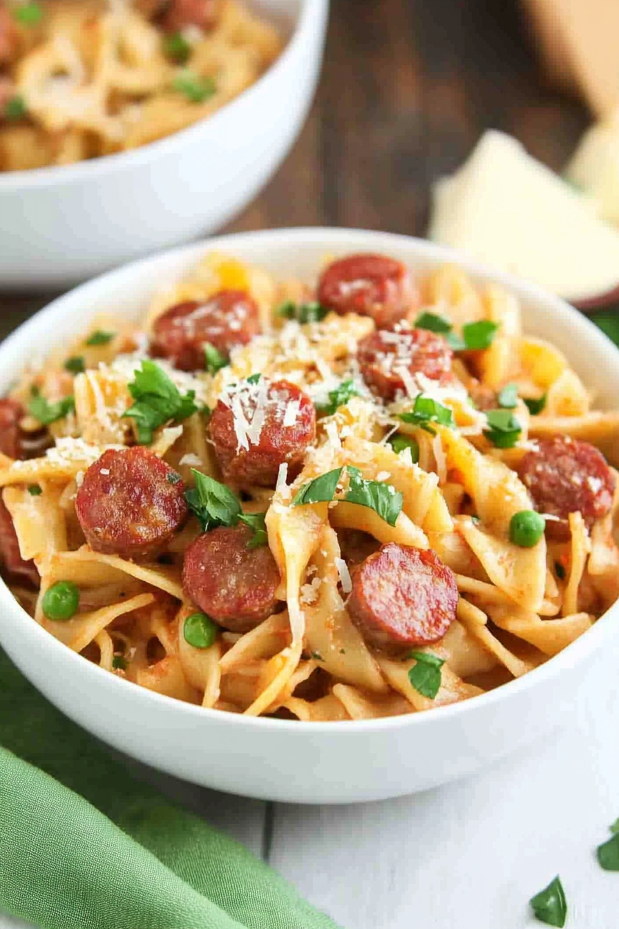 spicy sausage pasta