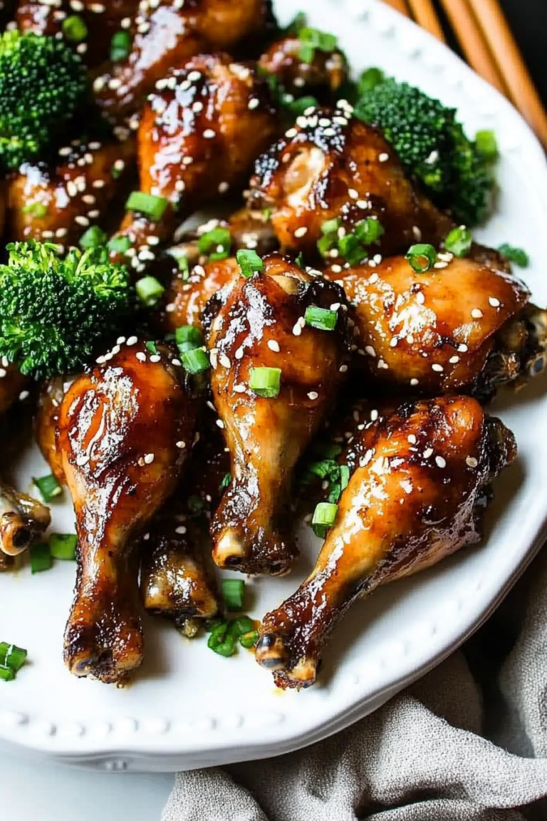 Asian glazed drumsticks