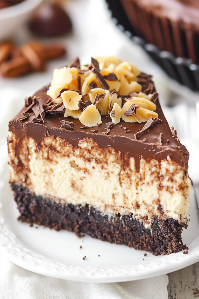 German chocolate cheesecake