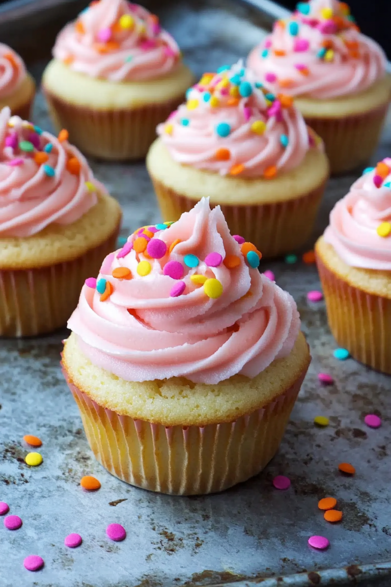 confetti cupcakes