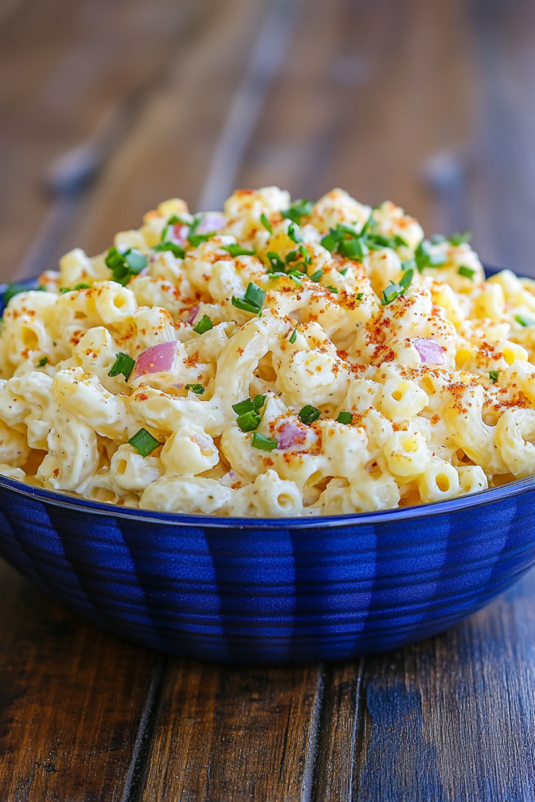 deviled egg pasta salad