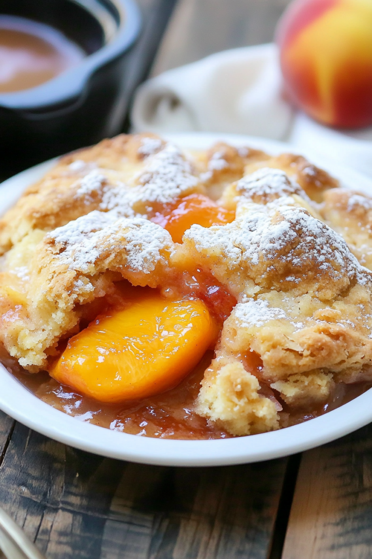 peach cobbler