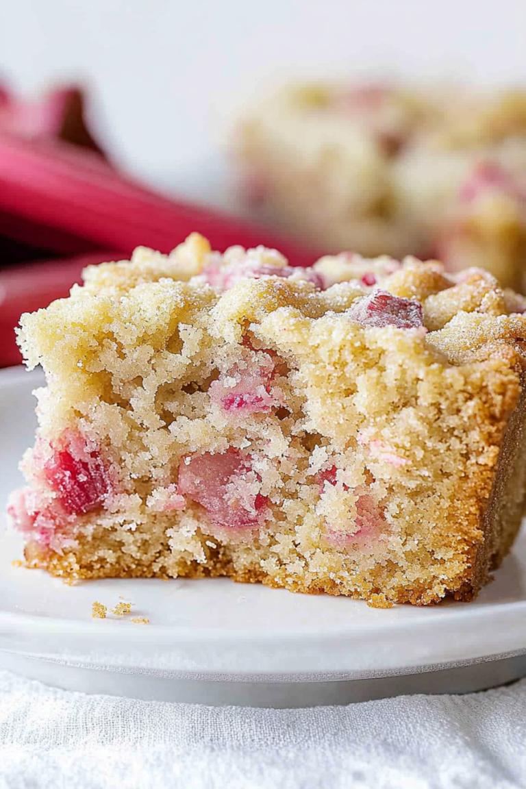 rhubarb cake